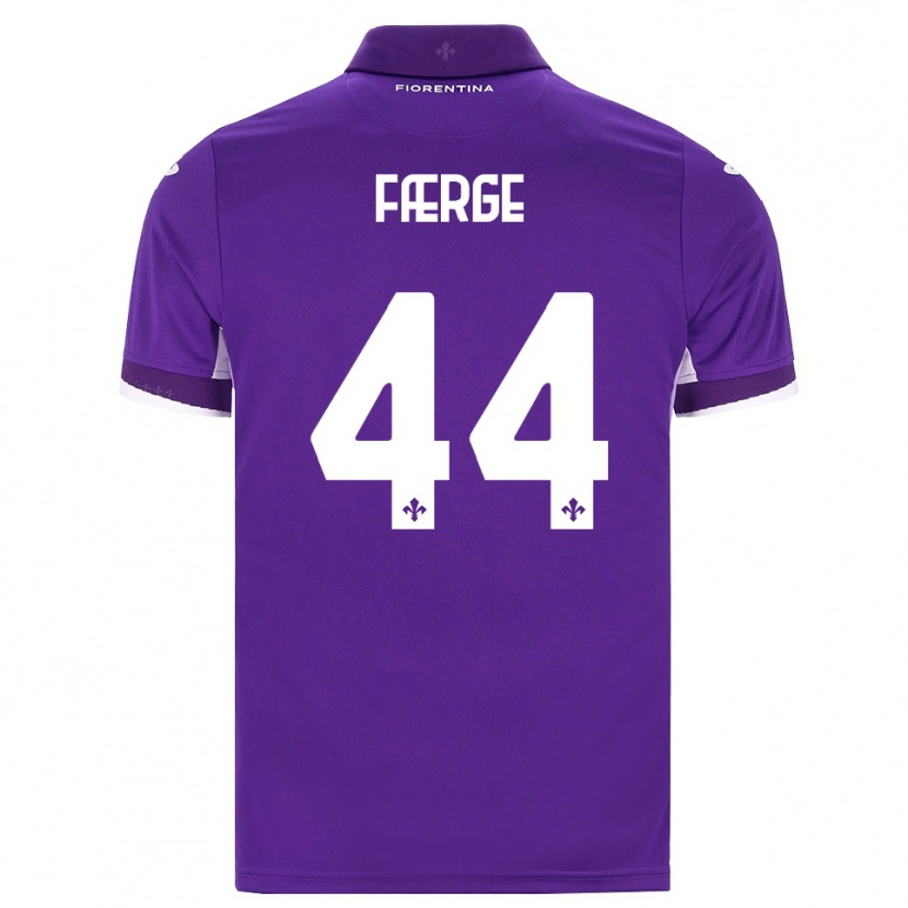 Danxen Donna Maglia Emma Færge #44 Viola Bianco Rosa Kit Gara Home 2026/27 Maglietta