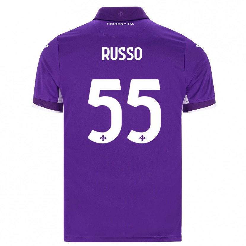Danxen Donna Maglia Federica Russo #55 Viola Bianco Rosa Kit Gara Home 2026/27 Maglietta