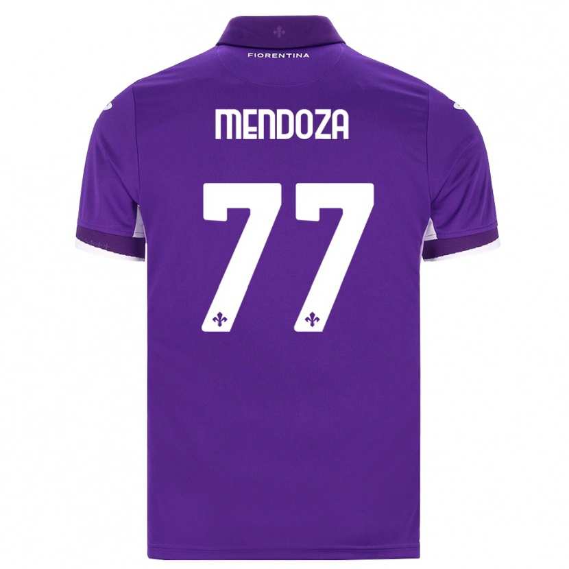 Danxen Donna Maglia William Mendoza #77 Viola Bianco Rosa Kit Gara Home 2026/27 Maglietta