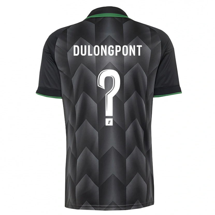 Danxen Donna Maglia Tom Dulongpont #0 Verde Bianco Nero Kit Gara Away 2026/27 Maglietta