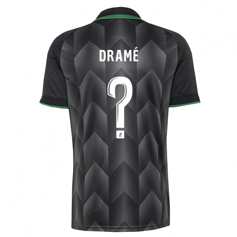 Danxen Donna Maglia Issa Dramé #0 Verde Bianco Nero Kit Gara Away 2026/27 Maglietta