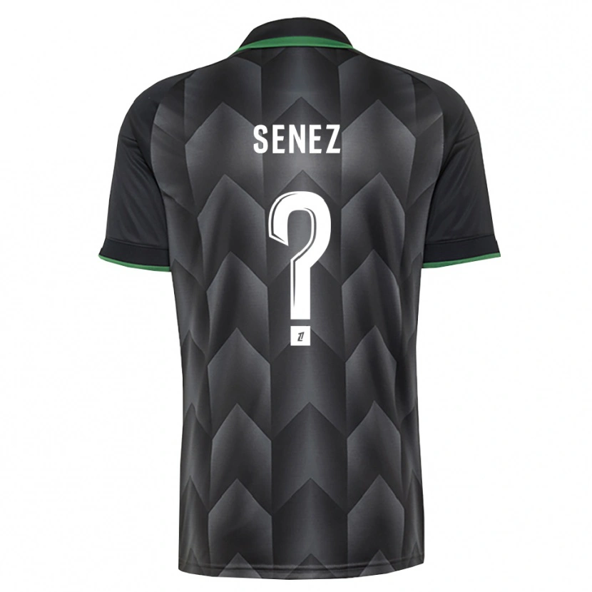 Danxen Donna Maglia Axel Senez #0 Verde Bianco Nero Kit Gara Away 2026/27 Maglietta