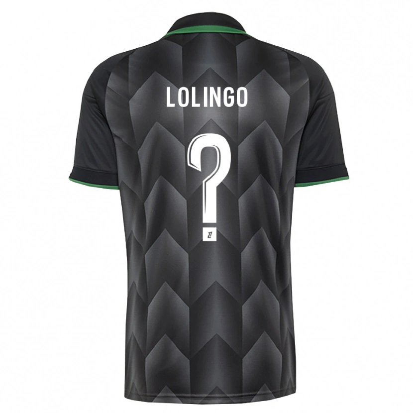 Danxen Donna Maglia David Lolingo #0 Verde Bianco Nero Kit Gara Away 2026/27 Maglietta