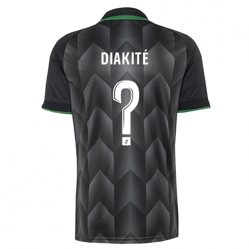Danxen Donna Maglia Boubacar Diakité #0 Verde Bianco Nero Kit Gara Away 2026/27 Maglietta