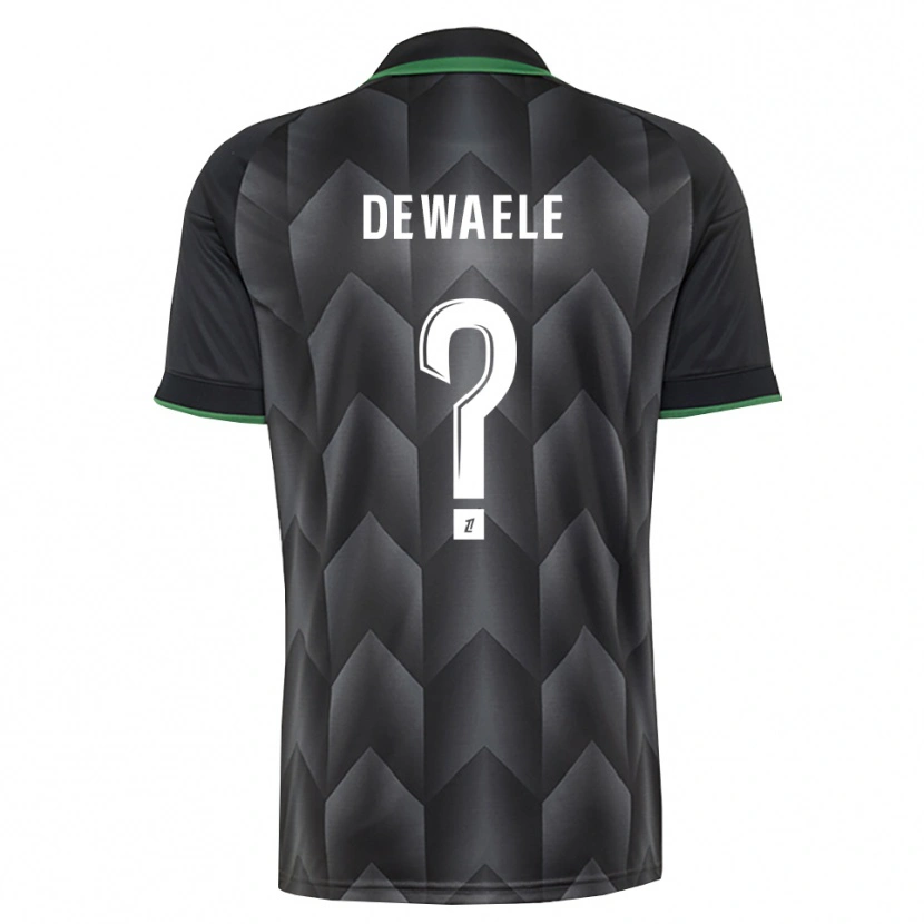 Danxen Donna Maglia Florian Dewaele #0 Verde Bianco Nero Kit Gara Away 2026/27 Maglietta