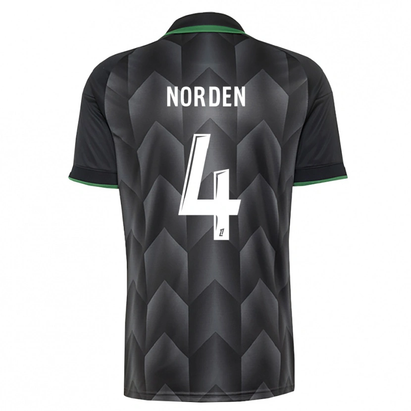 Danxen Donna Maglia Doreen Norden #4 Verde Bianco Nero Kit Gara Away 2026/27 Maglietta