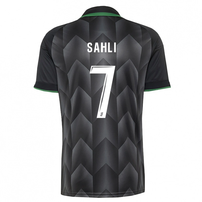 Danxen Donna Maglia Wael Sahli #7 Verde Bianco Nero Kit Gara Away 2026/27 Maglietta