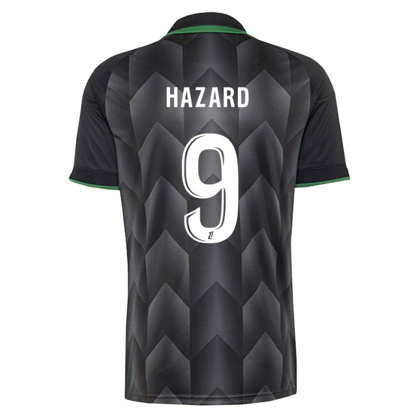Danxen Donna Maglia Thorgan Hazard #9 Verde Bianco Nero Kit Gara Away 2026/27 Maglietta