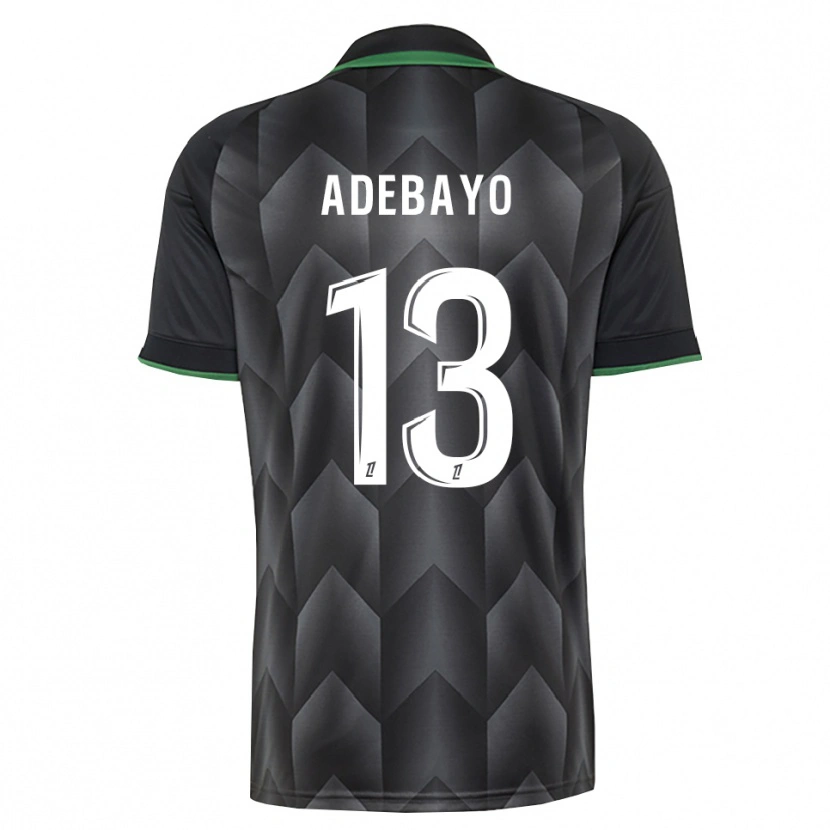 Danxen Donna Maglia Kamil Adebayo #13 Verde Bianco Nero Kit Gara Away 2026/27 Maglietta