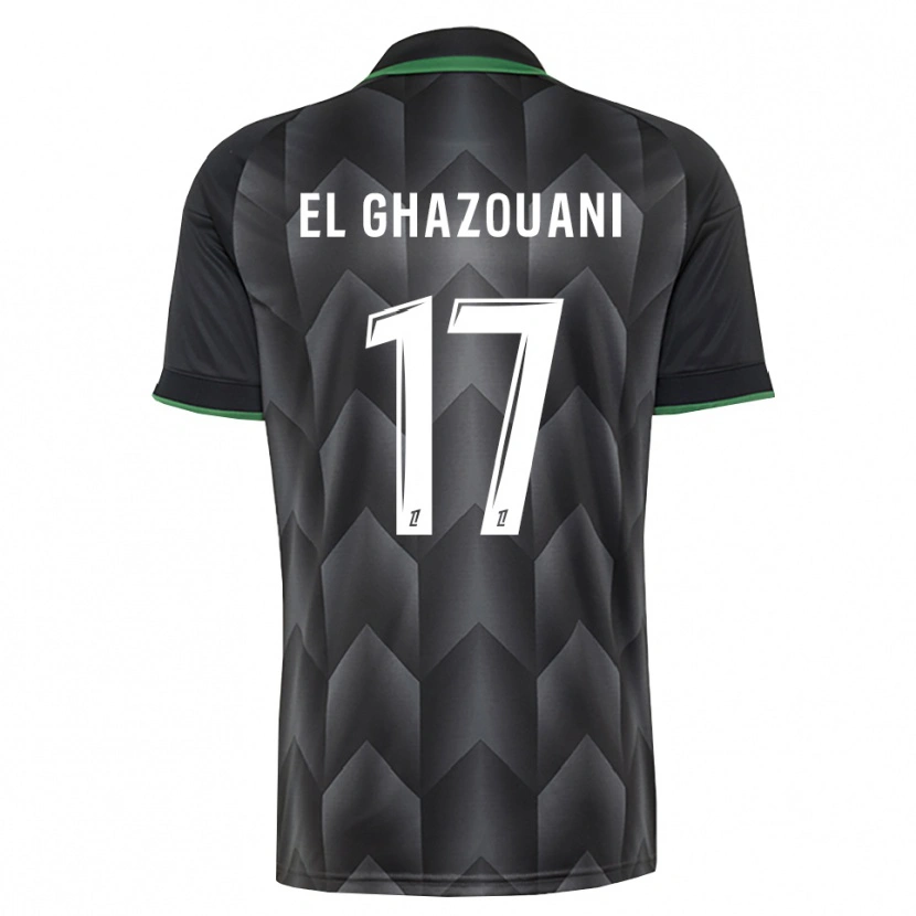 Danxen Donna Maglia Fatima El Ghazouani #17 Verde Bianco Nero Kit Gara Away 2026/27 Maglietta