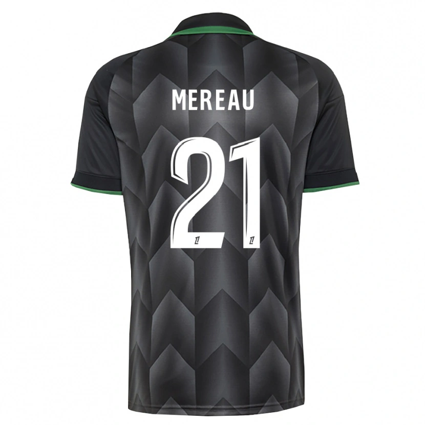 Danxen Donna Maglia Alizée Mereau #21 Verde Bianco Nero Kit Gara Away 2026/27 Maglietta