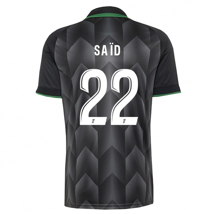 Danxen Donna Maglia Wesley Saïd #22 Verde Bianco Nero Kit Gara Away 2026/27 Maglietta