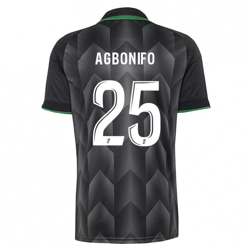 Danxen Donna Maglia Jeremy Agbonifo #25 Verde Bianco Nero Kit Gara Away 2026/27 Maglietta