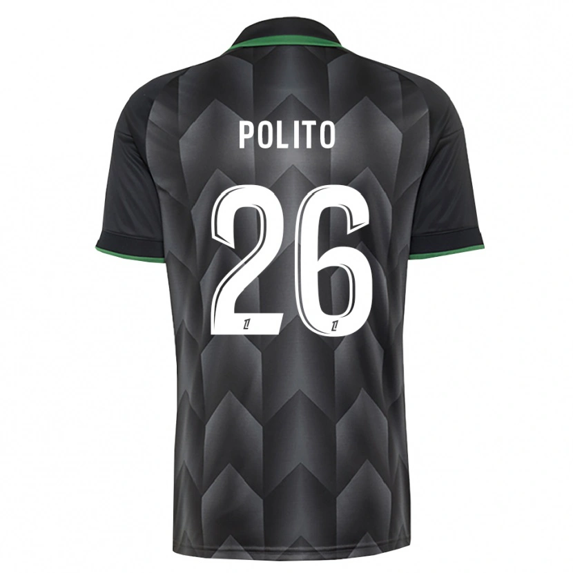 Danxen Donna Maglia Carla Polito #26 Verde Bianco Nero Kit Gara Away 2026/27 Maglietta