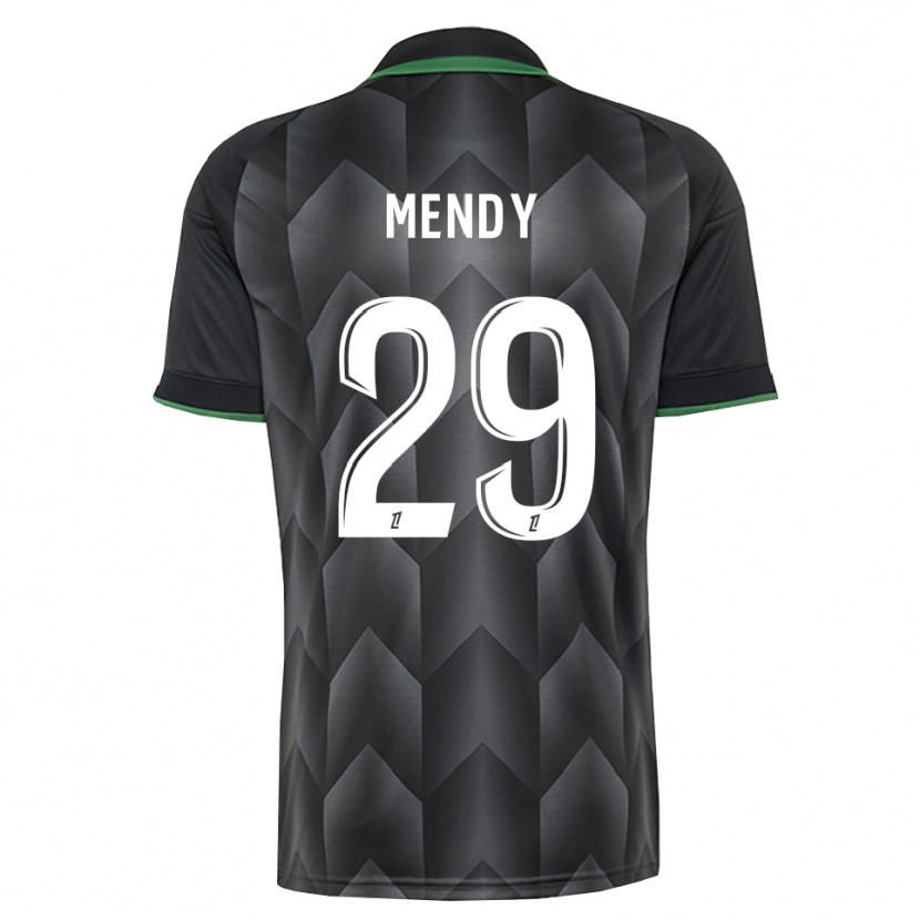 Danxen Donna Maglia Noëlie Mendy #29 Verde Bianco Nero Kit Gara Away 2026/27 Maglietta