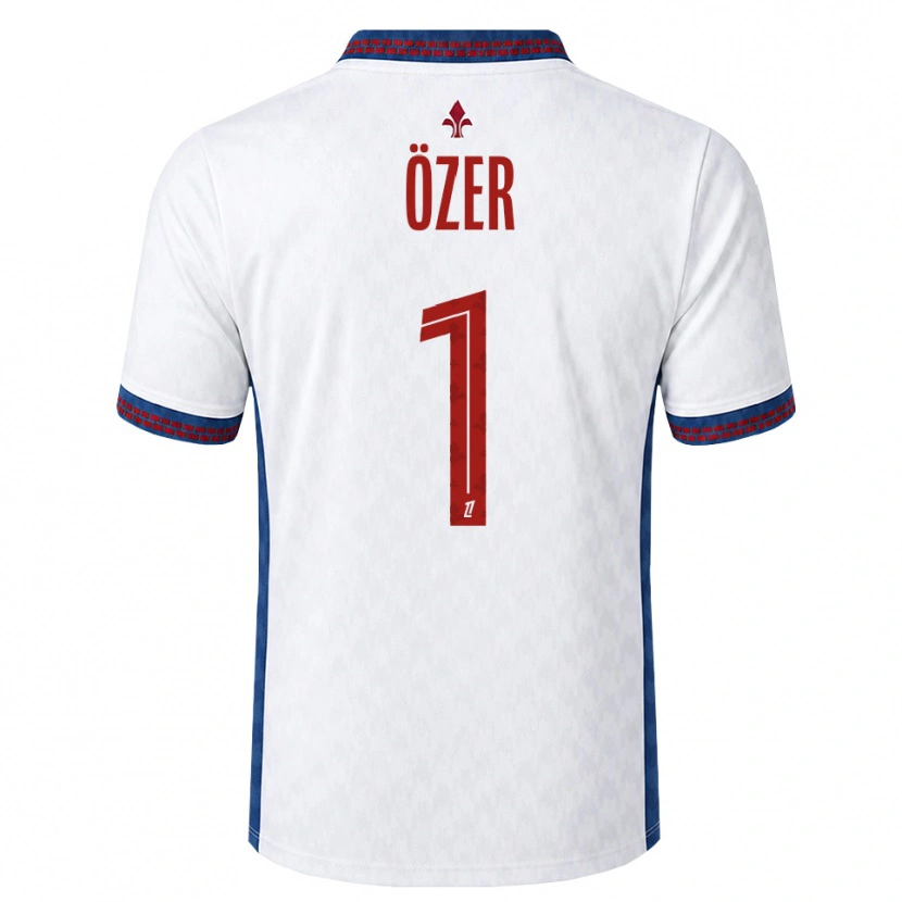 Danxen Donna Maglia Berke Özer #1 Rosso Bianco Blu Kit Gara Away 2026/27 Maglietta