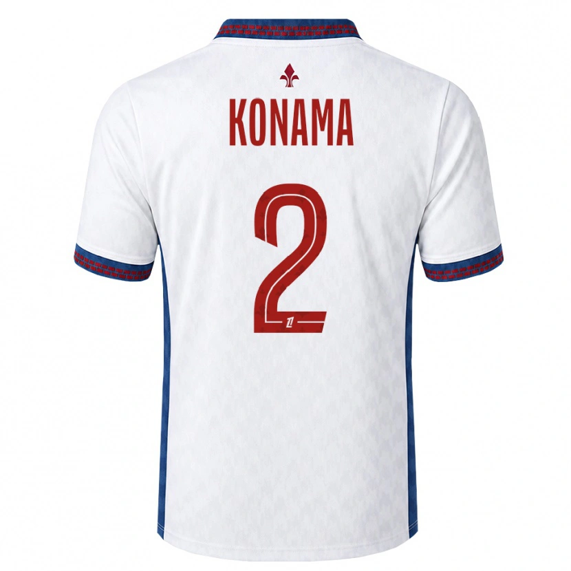 Danxen Donna Maglia Owen Konama #2 Rosso Bianco Blu Kit Gara Away 2026/27 Maglietta