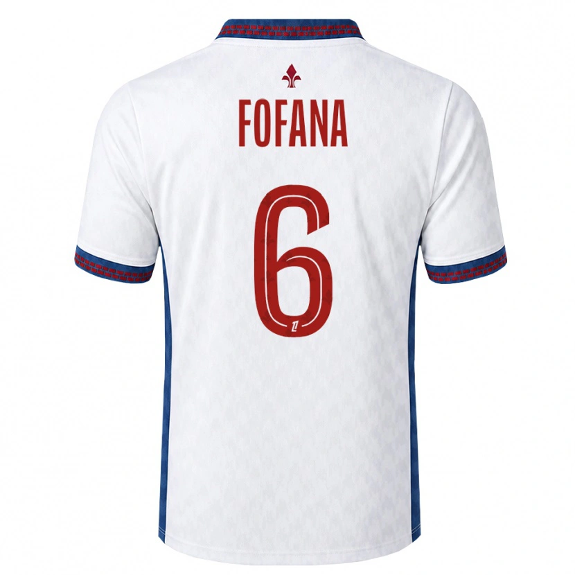 Danxen Donna Maglia Bassekou Fofana #6 Rosso Bianco Blu Kit Gara Away 2026/27 Maglietta
