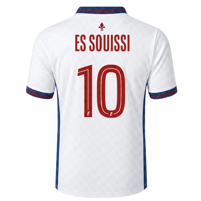 Danxen Donna Maglia Yllian Es Souissi #10 Rosso Bianco Blu Kit Gara Away 2026/27 Maglietta