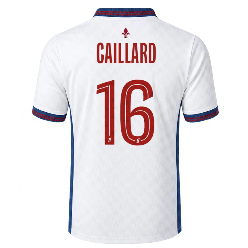 Danxen Donna Maglia Marc-Aurèle Caillard #16 Rosso Bianco Blu Kit Gara Away 2026/27 Maglietta