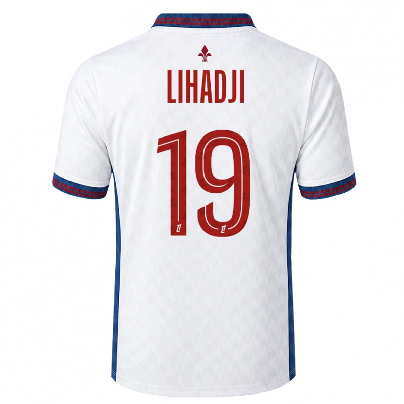 Danxen Donna Maglia Isaac Lihadji #19 Rosso Bianco Blu Kit Gara Away 2026/27 Maglietta