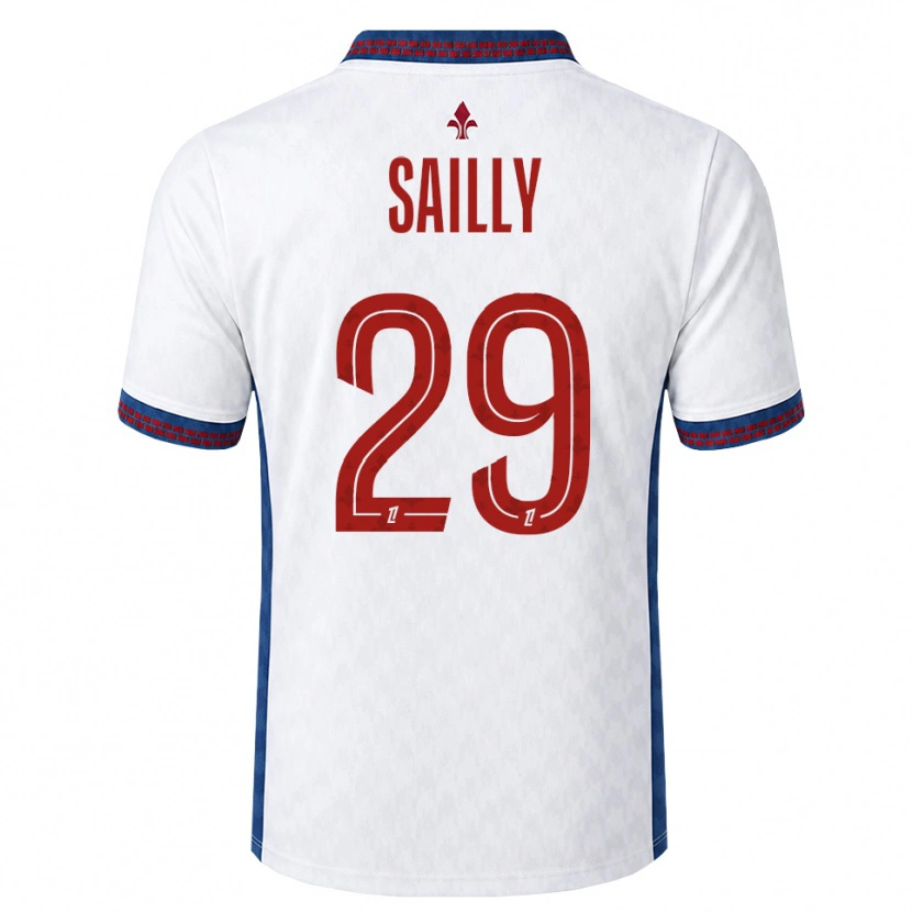 Danxen Donna Maglia Charlotte Sailly #29 Rosso Bianco Blu Kit Gara Away 2026/27 Maglietta