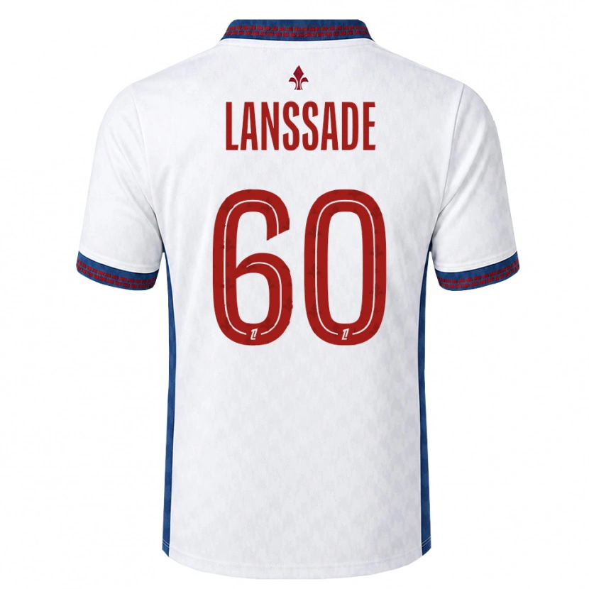 Danxen Donna Maglia Zadig Lanssade #60 Rosso Bianco Blu Kit Gara Away 2026/27 Maglietta