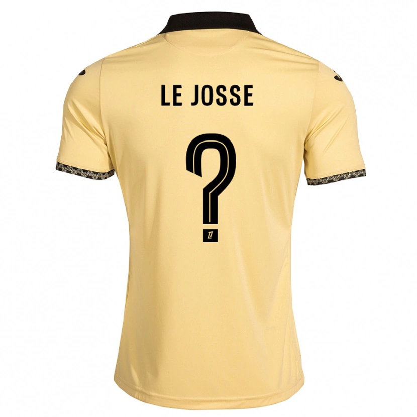 Danxen Donna Maglia Ewen Le Josse #0 Bianco Avorio Nero Kit Gara Away 2026/27 Maglietta