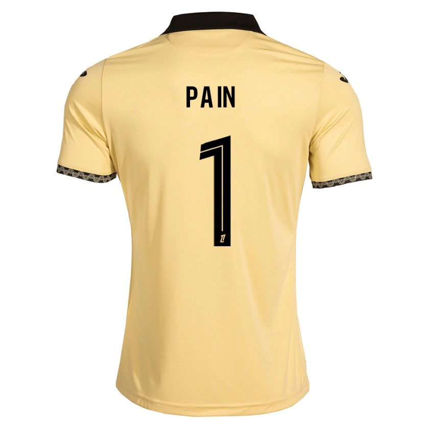 Danxen Donna Maglia Ilan Pain #1 Bianco Avorio Nero Kit Gara Away 2026/27 Maglietta