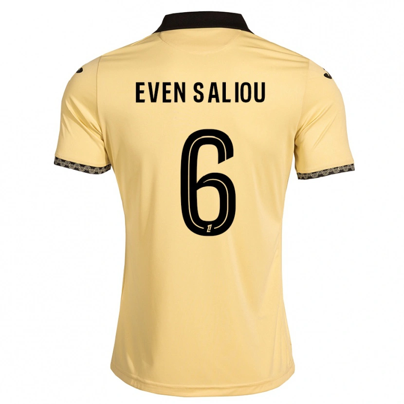 Danxen Donna Maglia Emy Even Saliou #6 Bianco Avorio Nero Kit Gara Away 2026/27 Maglietta