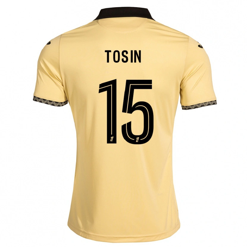 Danxen Donna Maglia Aiyegun Tosin #15 Bianco Avorio Nero Kit Gara Away 2026/27 Maglietta
