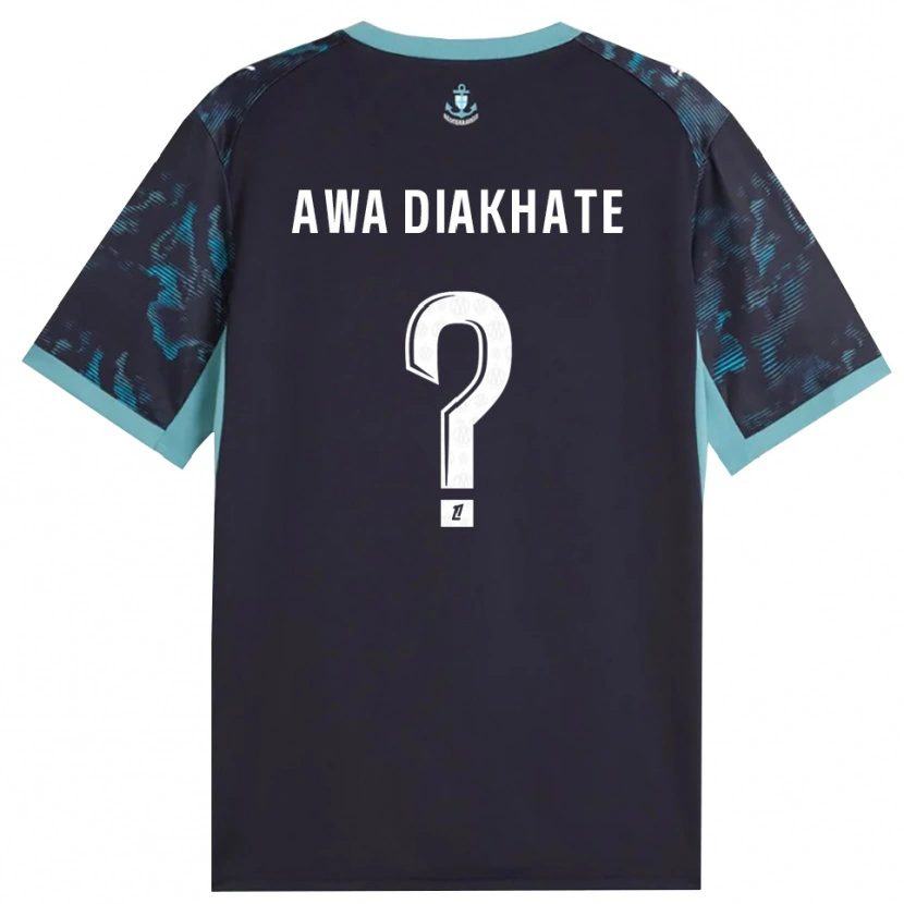 Danxen Donna Maglia Ndeye Awa Diakhate #0 Turchese Pallido Bianco Nero Kit Gara Away 2026/27 Maglietta