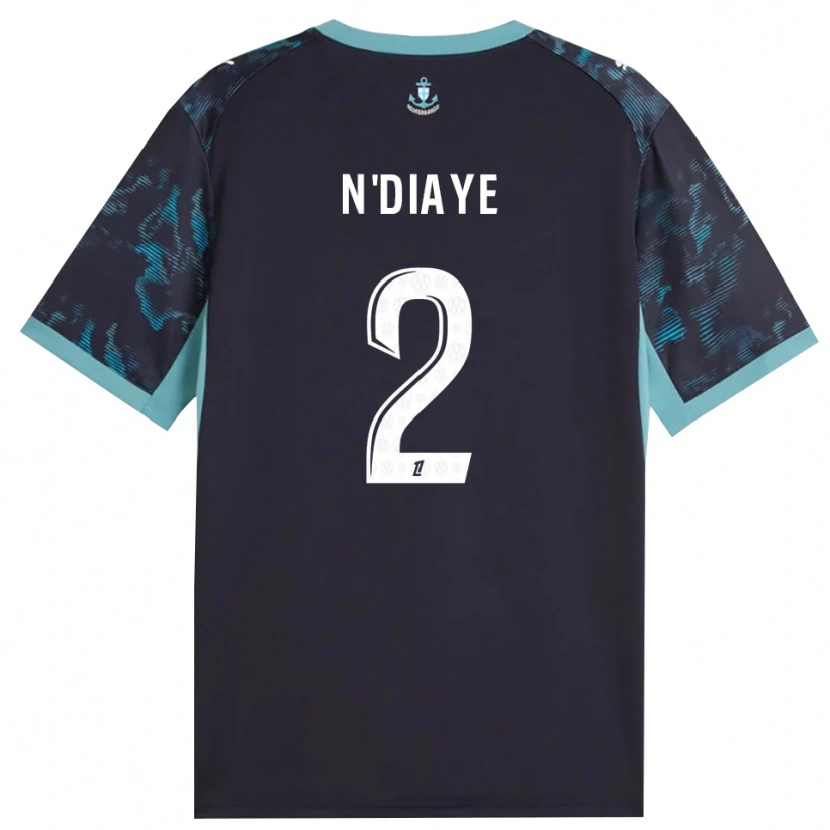 Danxen Donna Maglia Osmane N'diaye #2 Turchese Pallido Bianco Nero Kit Gara Away 2026/27 Maglietta