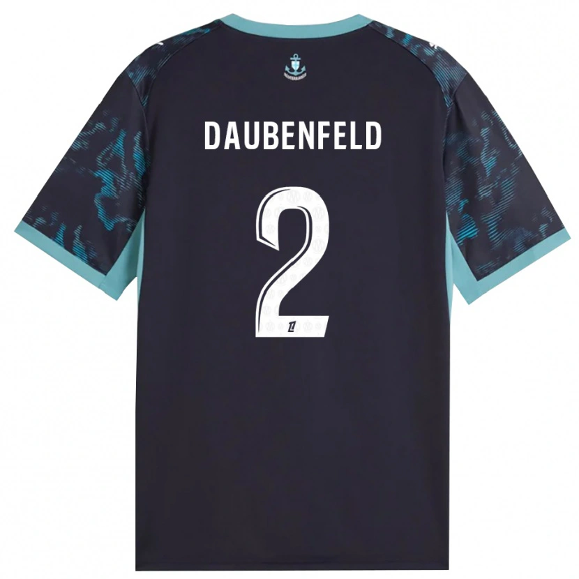 Danxen Donna Maglia Lucas Daubenfeld #2 Turchese Pallido Bianco Nero Kit Gara Away 2026/27 Maglietta
