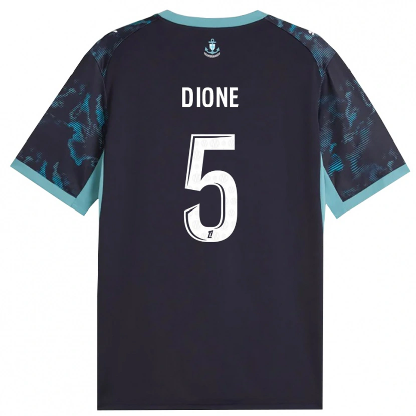 Danxen Donna Maglia Babacar Dioné #5 Turchese Pallido Bianco Nero Kit Gara Away 2026/27 Maglietta