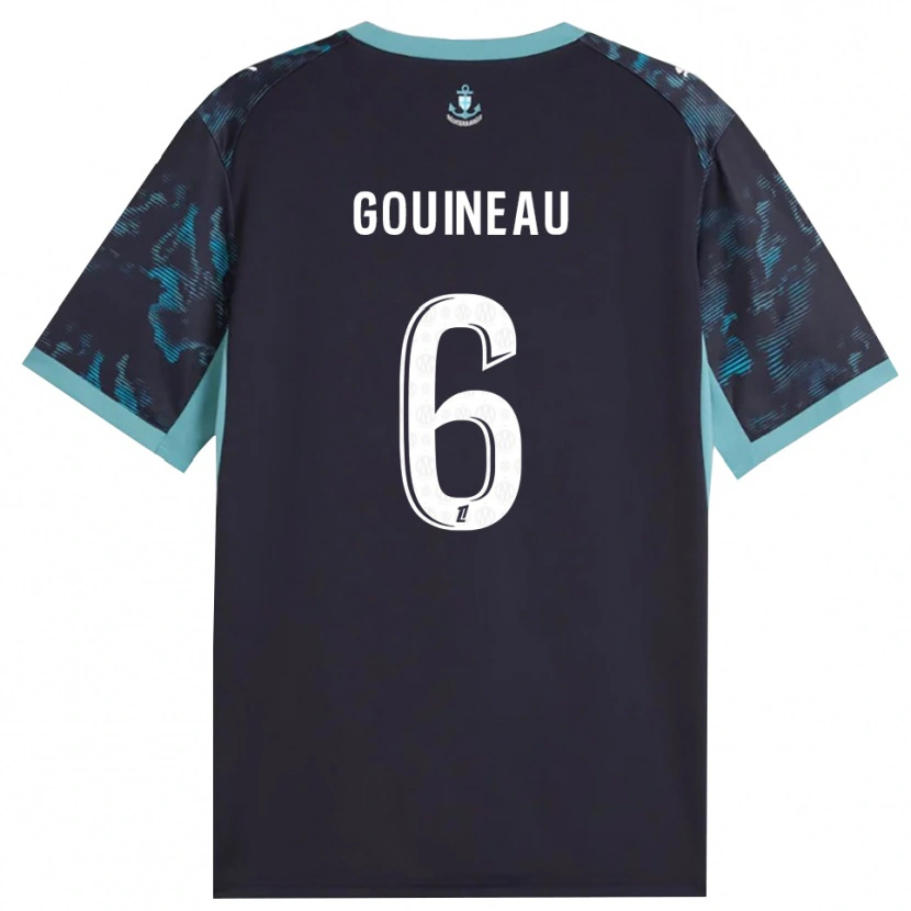 Danxen Donna Maglia Coline Gouineau #6 Turchese Pallido Bianco Nero Kit Gara Away 2026/27 Maglietta