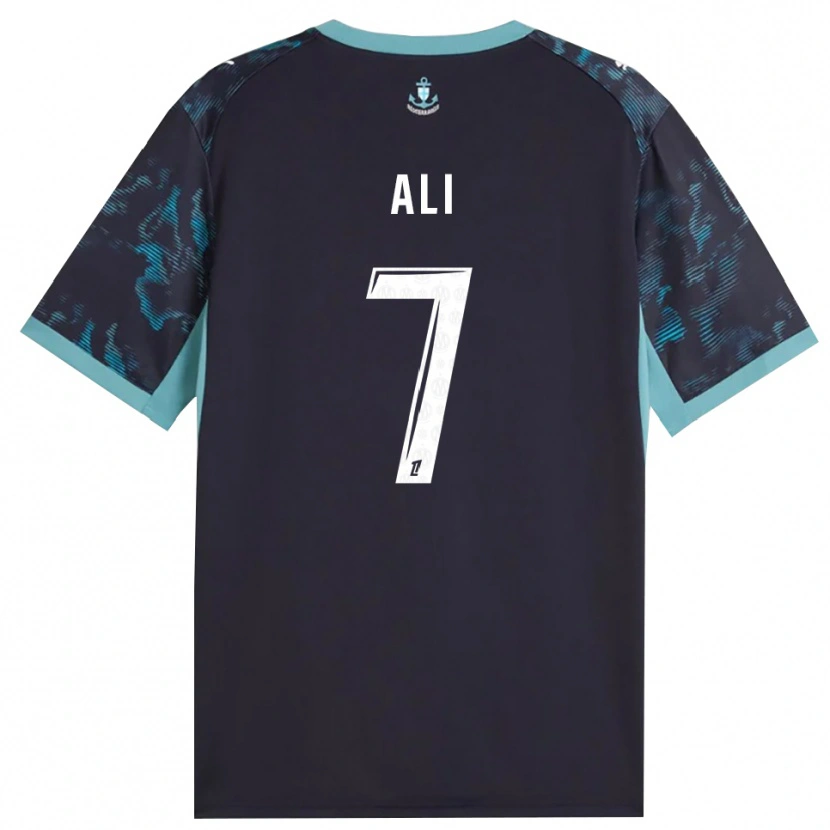 Danxen Donna Maglia Azhar Ali #7 Turchese Pallido Bianco Nero Kit Gara Away 2026/27 Maglietta