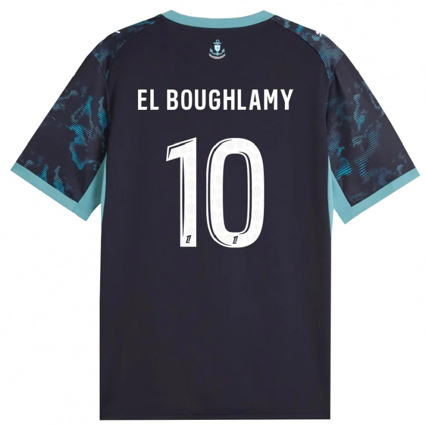 Danxen Donna Maglia Adam El Boughlamy #10 Turchese Pallido Bianco Nero Kit Gara Away 2026/27 Maglietta