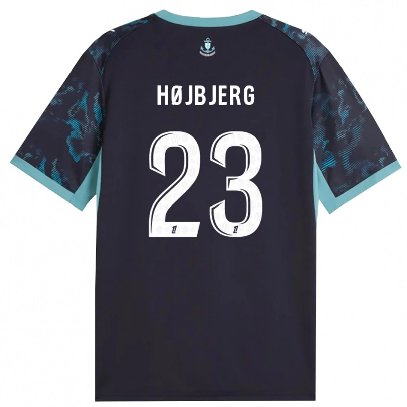 Danxen Donna Maglia Pierre-Emile Højbjerg #23 Turchese Pallido Bianco Nero Kit Gara Away 2026/27 Maglietta