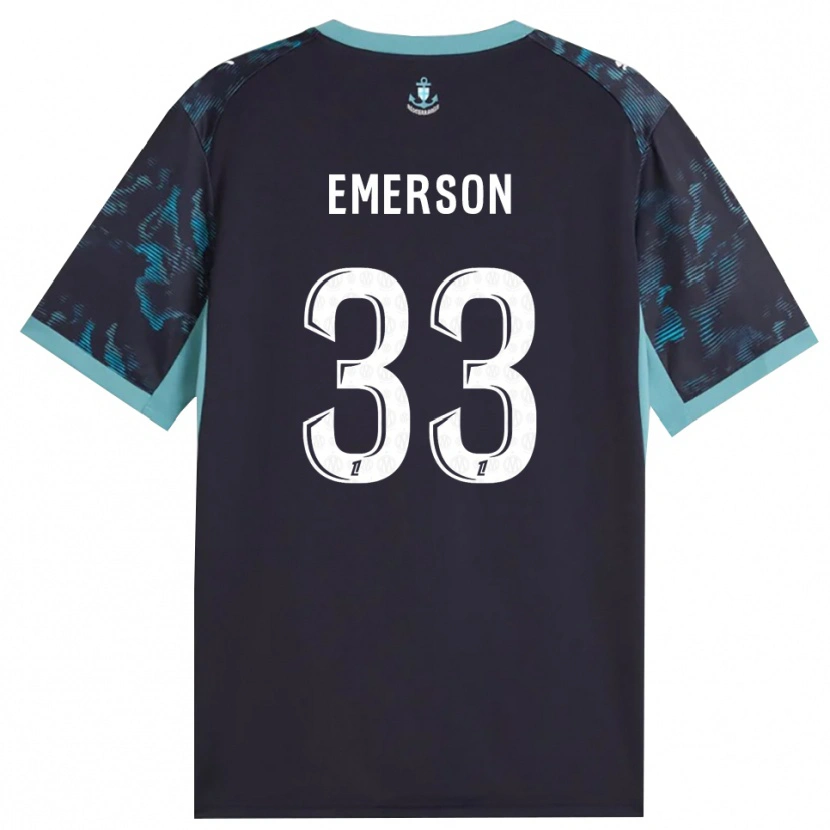Danxen Donna Maglia Emerson Palmieri Dos Santos #33 Turchese Pallido Bianco Nero Kit Gara Away 2026/27 Maglietta