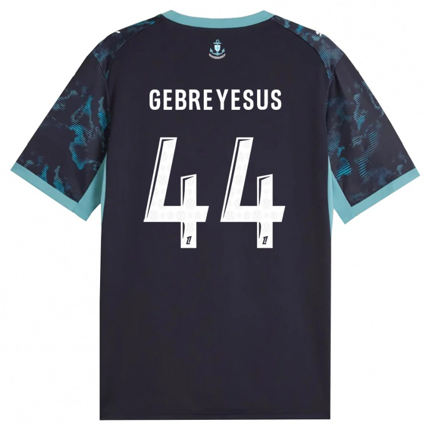 Danxen Donna Maglia Esey Gebreyesus #44 Turchese Pallido Bianco Nero Kit Gara Away 2026/27 Maglietta