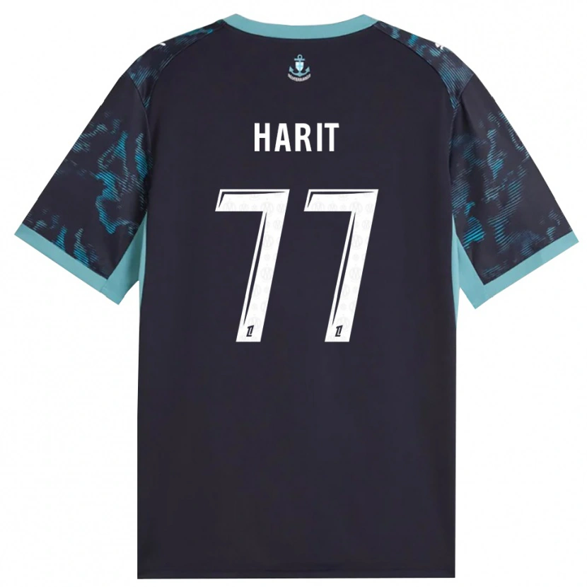 Danxen Donna Maglia Amine Harit #77 Turchese Pallido Bianco Nero Kit Gara Away 2026/27 Maglietta