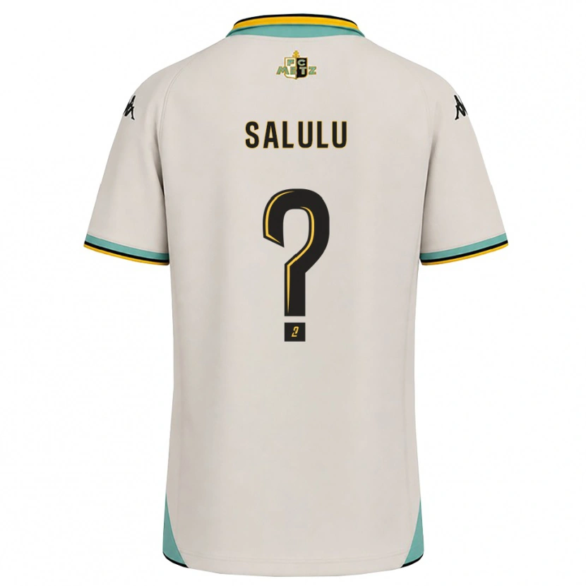 Danxen Donna Maglia Rayane Salulu #0 Bianco Floreale Nero Kit Gara Away 2026/27 Maglietta