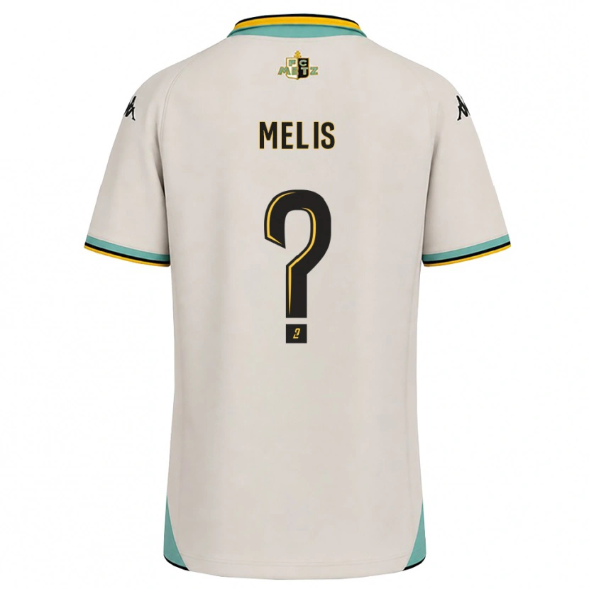 Danxen Donna Maglia Antonin Melis #0 Bianco Floreale Nero Kit Gara Away 2026/27 Maglietta