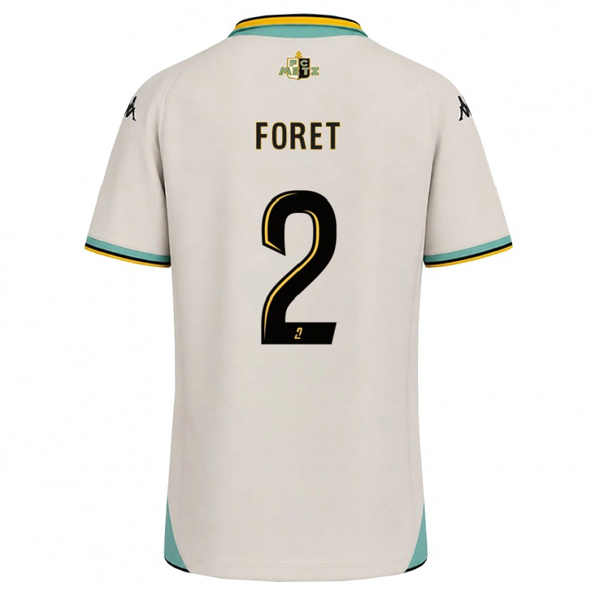 Danxen Donna Maglia Adam Foret #2 Bianco Floreale Nero Kit Gara Away 2026/27 Maglietta