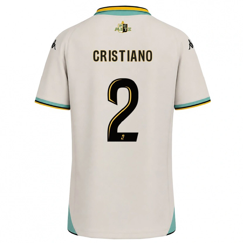Danxen Donna Maglia Cristiano De Castro Rolo #2 Bianco Floreale Nero Kit Gara Away 2026/27 Maglietta
