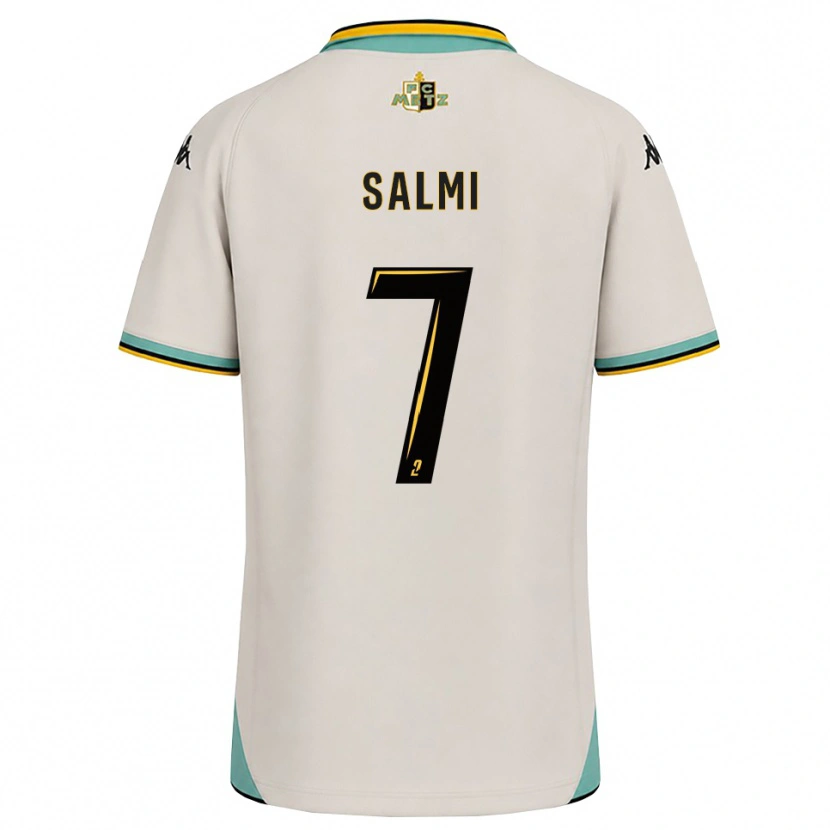 Danxen Donna Maglia Bilal Salmi #7 Bianco Floreale Nero Kit Gara Away 2026/27 Maglietta