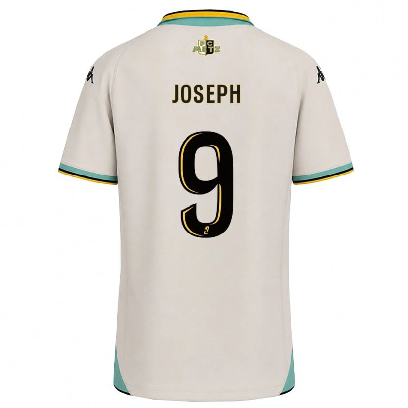 Danxen Donna Maglia Amélie Joseph #9 Bianco Floreale Nero Kit Gara Away 2026/27 Maglietta