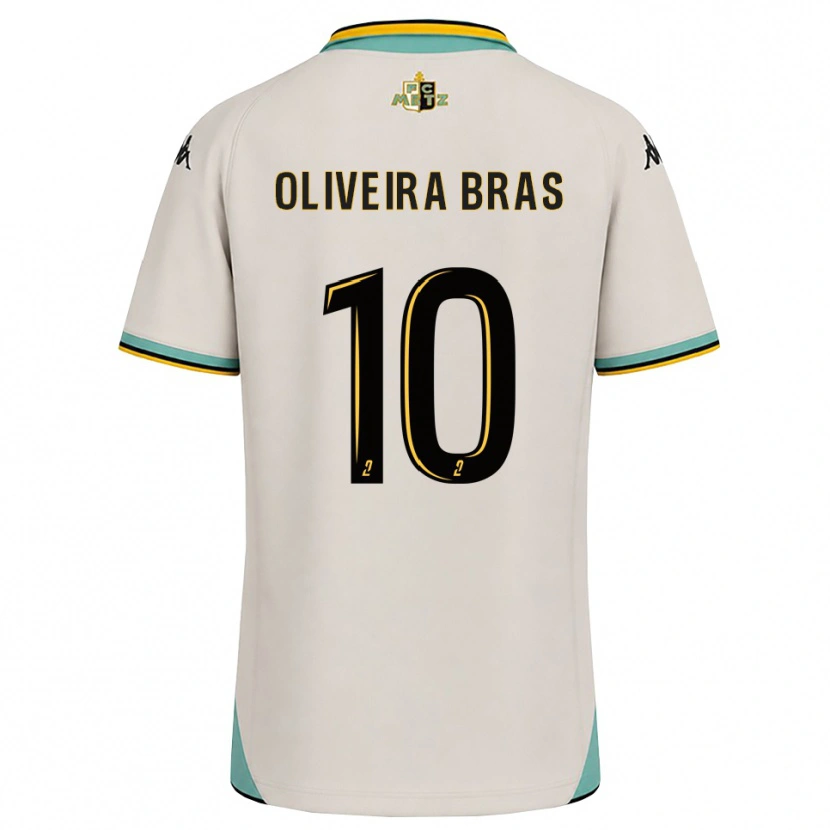 Danxen Donna Maglia Luisa Oliveira Bras #10 Bianco Floreale Nero Kit Gara Away 2026/27 Maglietta