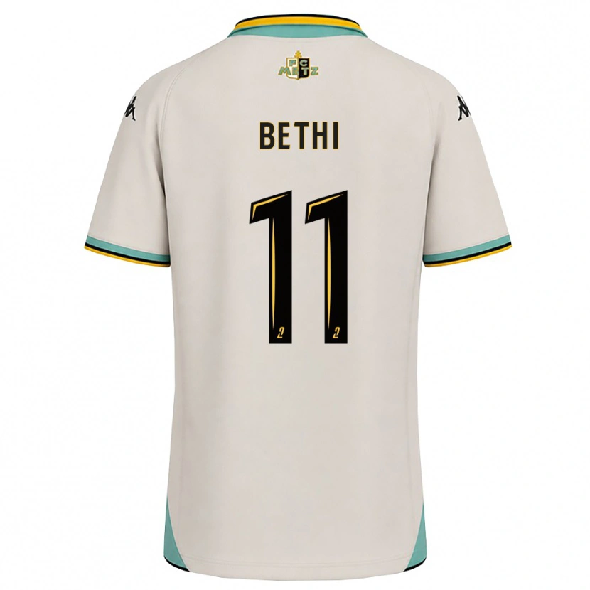Danxen Donna Maglia Mélissa Bethi #11 Bianco Floreale Nero Kit Gara Away 2026/27 Maglietta